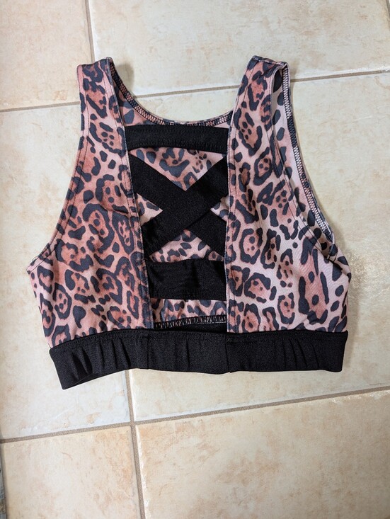 Sway Tops - Leopard Print Pole Dance Top